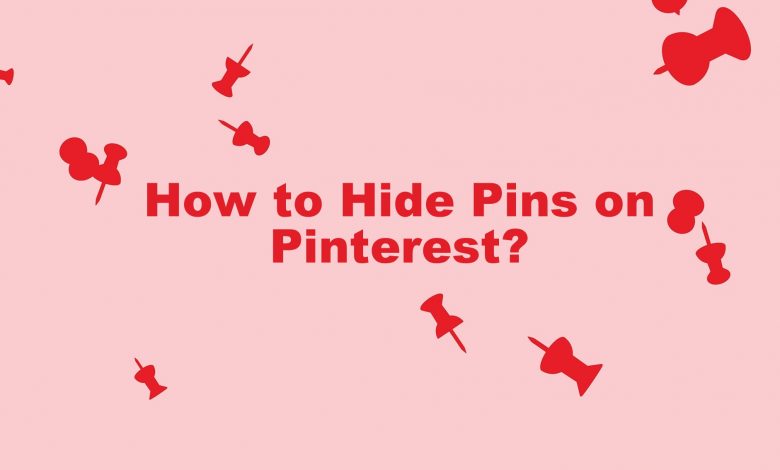 Hide pins on Pinterest
