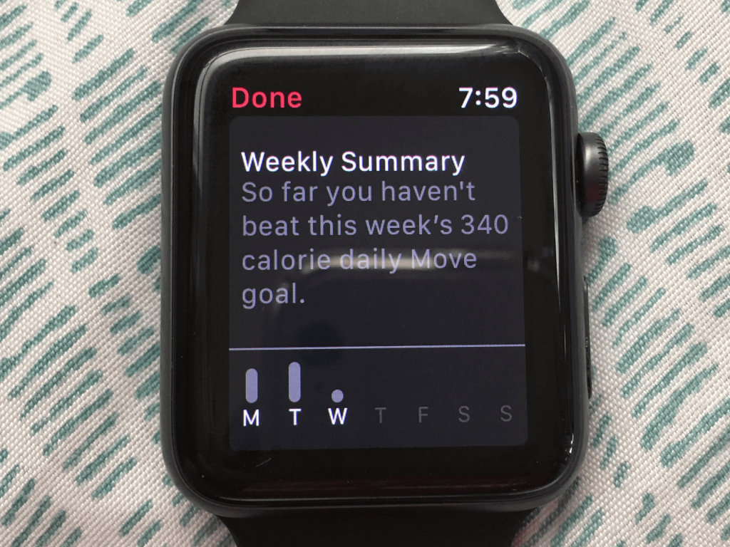 Pedometer on Apple Watch