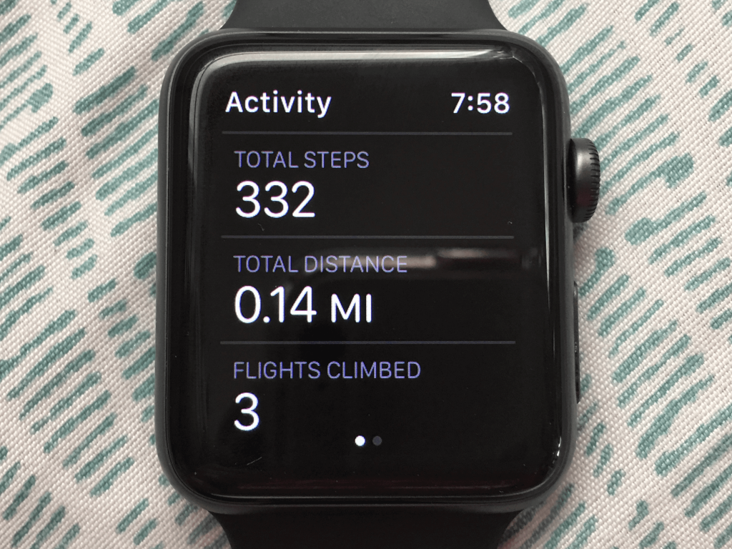 Pedometer on Apple Watch