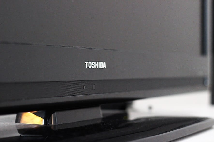 Press Power button-How to Turn on Toshiba TV without Remote