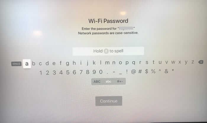 Provide WiFi Password