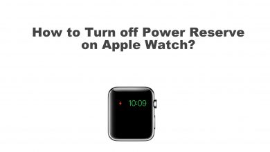 Reserve power on Apple Watch