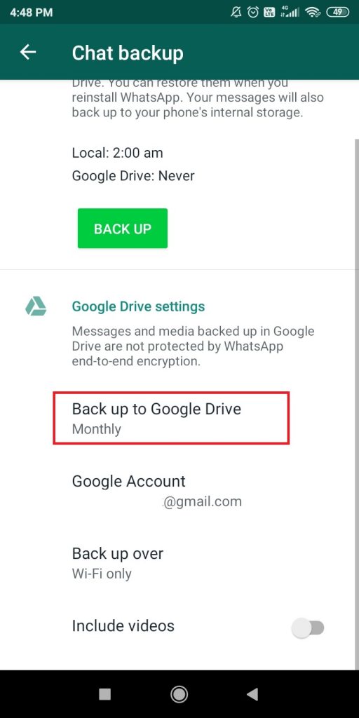 Retrieve Deleted WhatsApp Messages