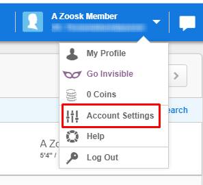 Account settings