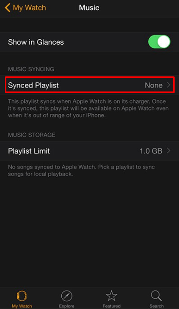 Sunced playlist - How to Listen to Music on Apple Watch without iPhone