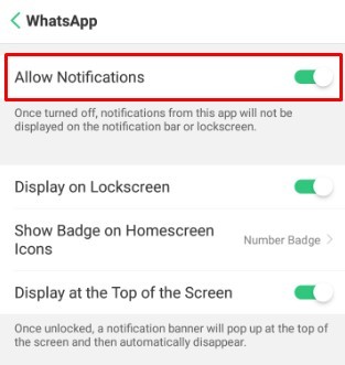 Allow Notification 