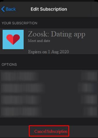 Cancel subscription - How to Cancel Zoosk Subscription