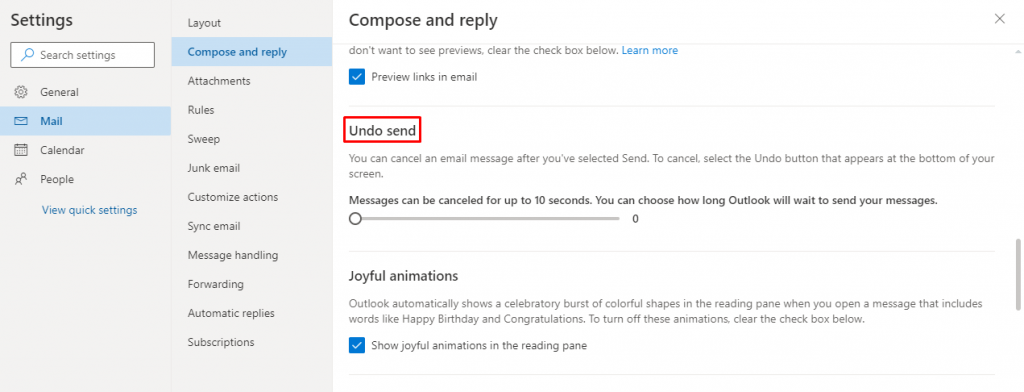 Undo send - How to Recall an Email in Outlook