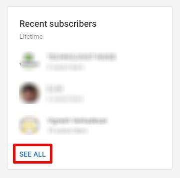 Recent subscribers - How To See Your Subscribers On YouTube