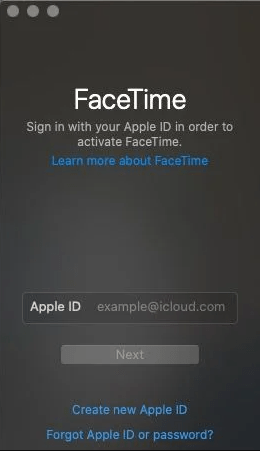 Apple Id login - How to Use FaceTime on Mac