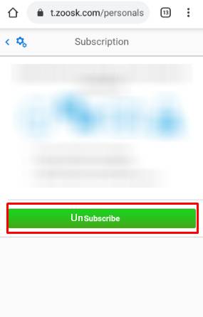 Unsubscribe - How to Cancel Zoosk Subscription