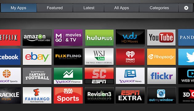 Select My Apps-Plex on Vizio TV