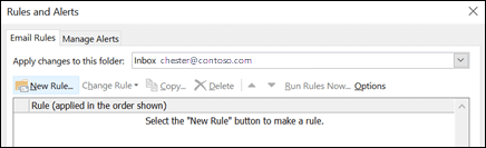 Select New Rule