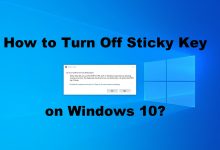 How to Turn off Sticky Keys on Windows