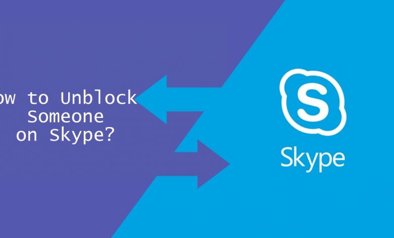 Unblock someone on Skype