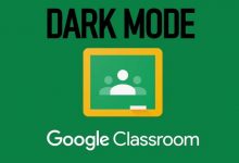 google classroom DARK MODE