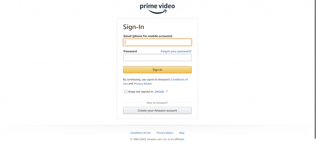 Amazon Prime on LG Smart TV