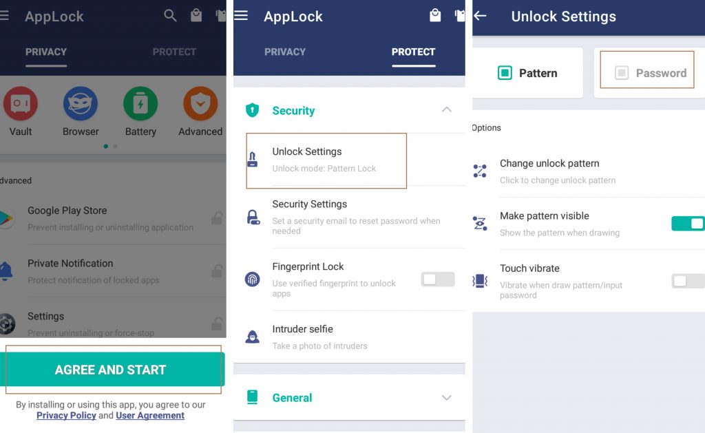 Download app lock to password protect WhatsApp