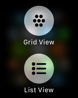 Grid and List View - Change App Layout on Apple Watch