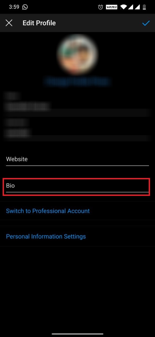 How to Change Bio on Instagram
