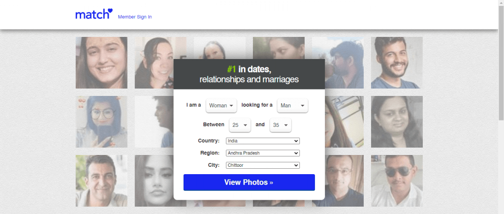 Match website