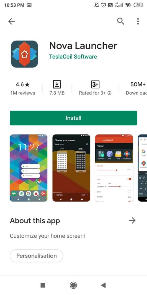 Nova Launcher