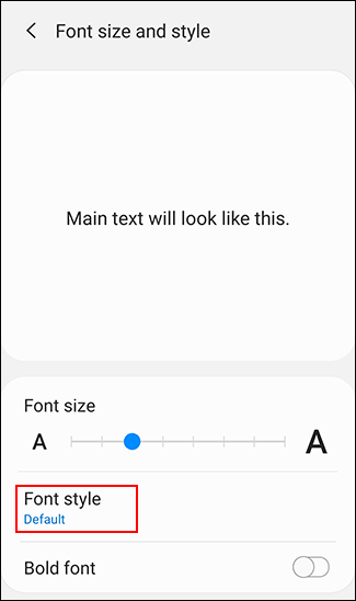 Change Font on Android