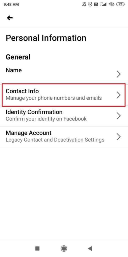 Change Phone Number on Facebook