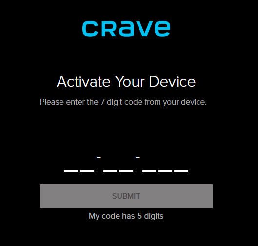 Crave on Apple TV