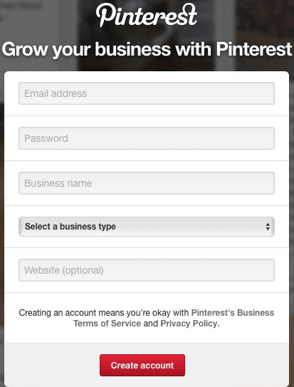 Create Pinterest Business Account