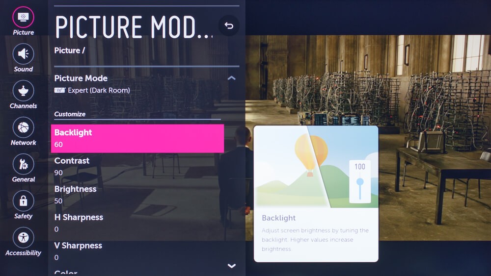 Customize Picture Mode - Best Picture Settings for LG TV