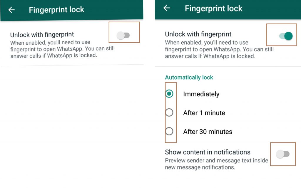 Password Protect WhatsApp