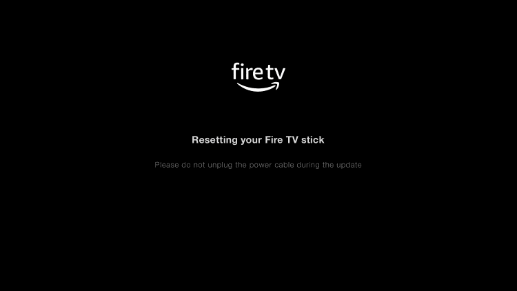 Fire TV Resetting