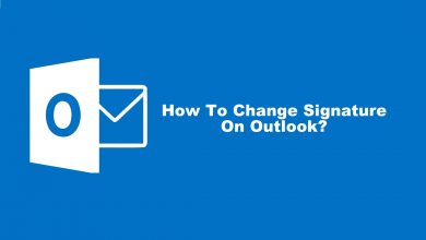 How To Change Signature On Outlook