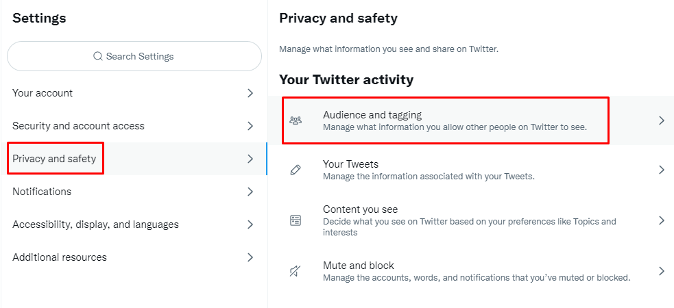 How to Change Privacy Settings on Twitter