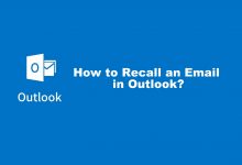 How to Recall an Email in Outlook