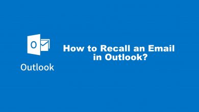 How to Recall an Email in Outlook