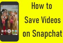 Save videos on Snapchat