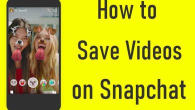 Save videos on Snapchat