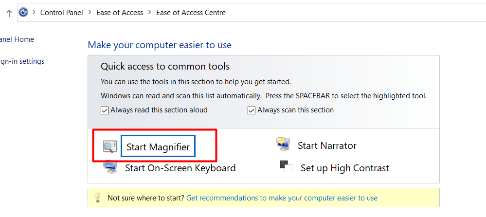 Start magnifier - How To Invert Color On Windows