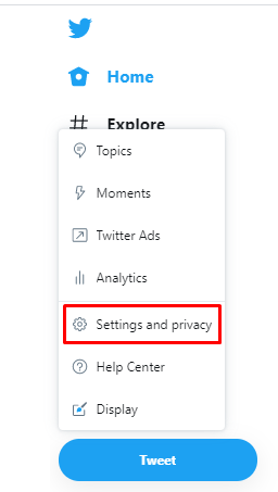 Settings & privacy