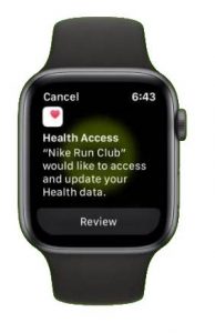 setup your apple watch from the nike run club app