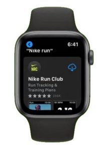 setup your apple watch from the nike run club app