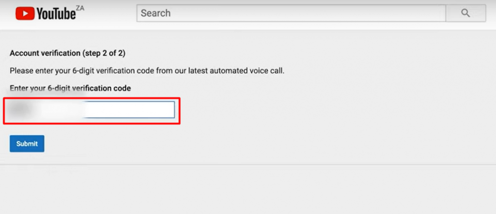 verification code - How To Verify Your YouTube Account