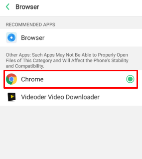 Set default - How To Change Default Browser On Android