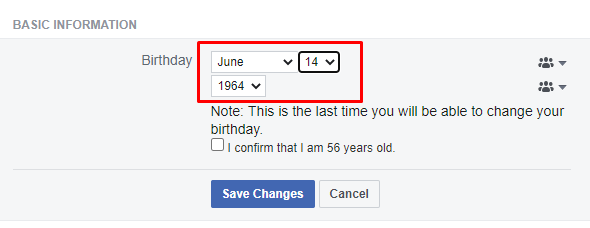 Change birthday - How To Change Birthday Date On Facebook Profile