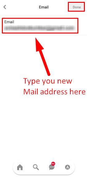 Change Email ID