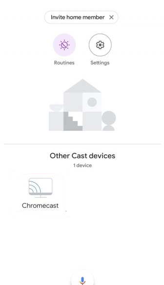Select Chromecast Device 