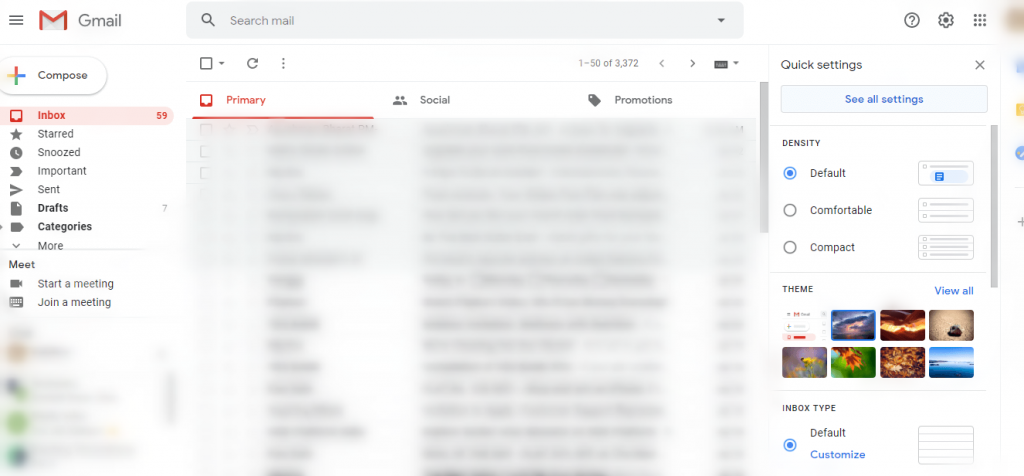 Select See all Settings to Change Display Name on Gmail 