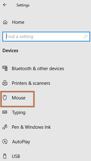 Settings - Turn Off Mouse Acceleration on Windows 10